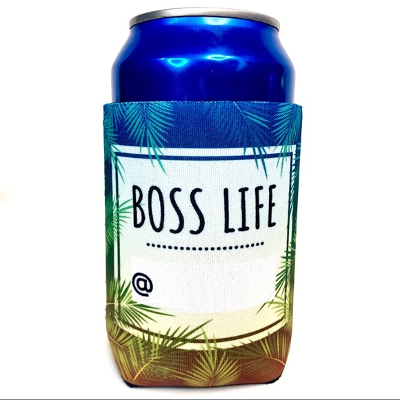 20 BOSS LIFE koozie Palm tree / business promoter - Picture 2 of 8
